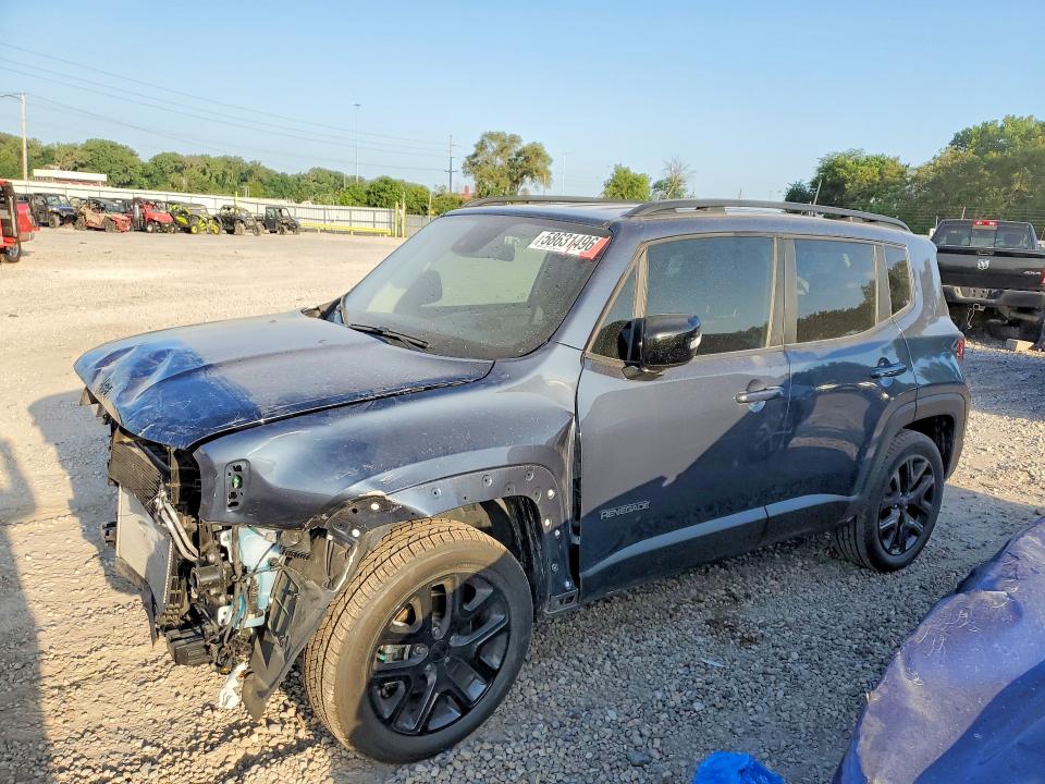 2023 Jeep Renegade VIN ZACNJDE17PPP22837 COPART salvage auction — FRONT END, Ia - Cert Of Title-Salvage Title, sold $3,500 on 2026-08-14 (photo 1)