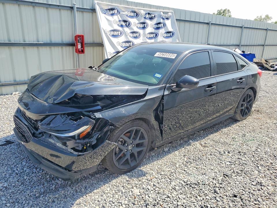 2024 Honda Civic VIN 2HGFE2F50RH540775 COPART salvage auction — FRONT END, Tx - Certificate Of Title, sold $2,900 on 2026-07-30 (photo 1)