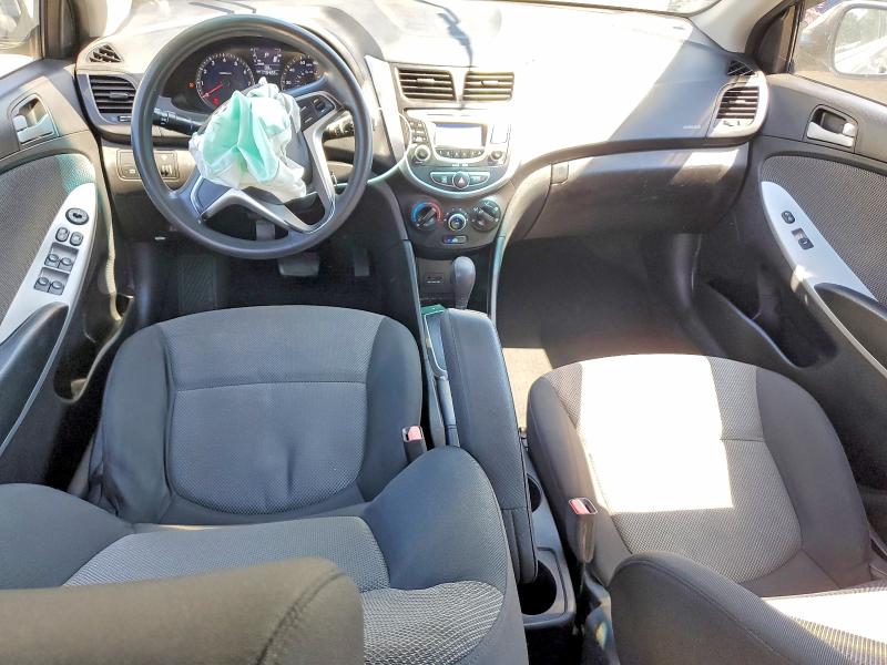 2013 Hyundai Accent VIN KMHCT5AE6DU094648 COPART salvage auction — FRONT END, Ga - Cert Of Title-Salvage, sold $225 on 2026-07-09 (photo 8)