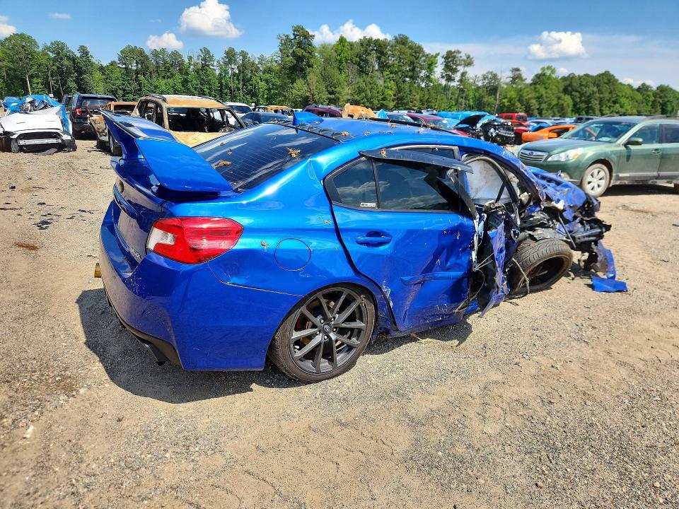 2018 Subaru Wrx VIN JF1VA1H65J9804766 COPART salvage auction — ALL OVER, Va - Cert Of Title - Salvage, sold $225 on 2026-07-31 (photo 3)