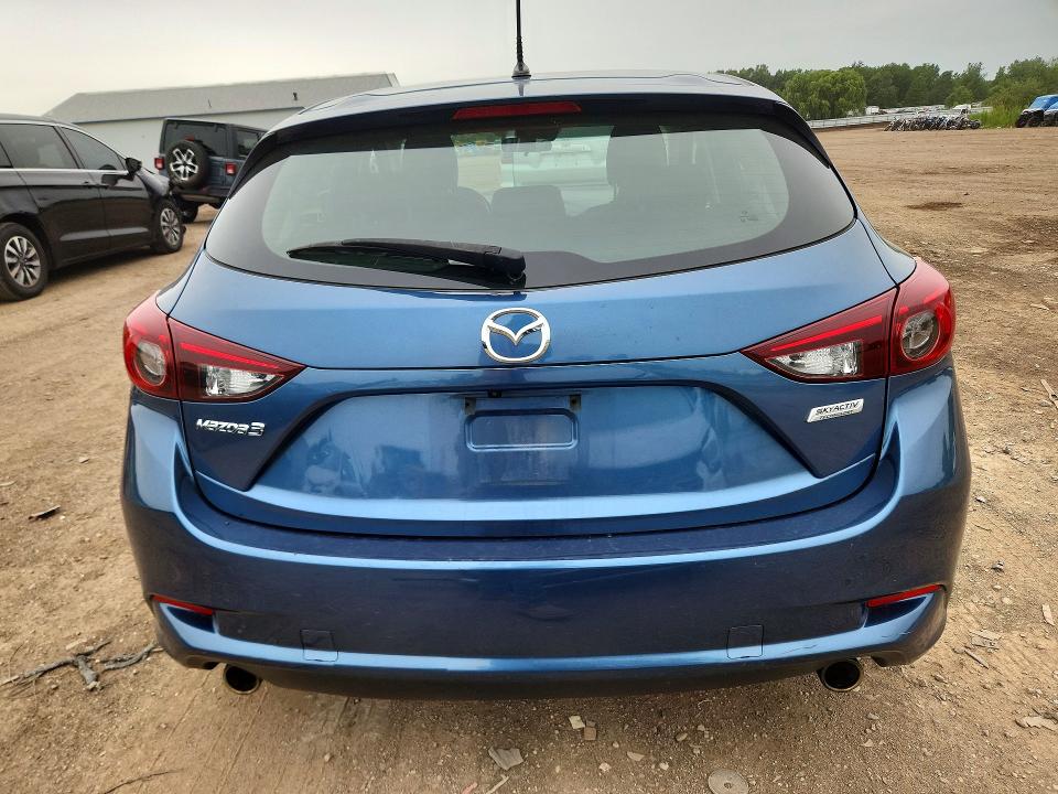 2018 Mazda 3 VIN 3MZBN1L35JM254840 COPART salvage auction — HAIL, OH - CERT OF TITLE-SALVAGE, sold $7,200 on 2026-07-09 (photo 6)