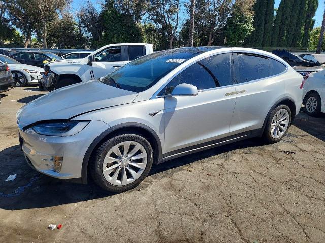 2016 Tesla Model x VIN 5YJXCBE25GF024933 COPART salvage auction — REAR END, CA - CERTIFICATE OF TITLE, sold $6,000 on 2026-07-09 (photo 1)