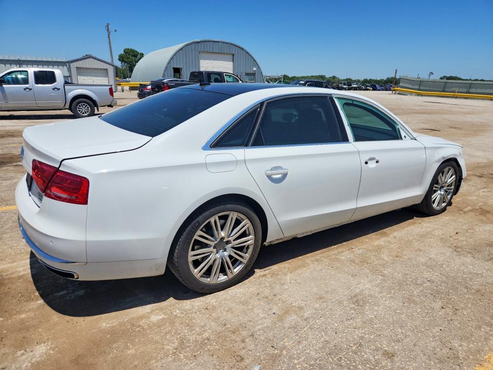 2013 Audi A8 VIN WAUR2AFD4DN014698 COPART salvage auction — SIDE, Ks - Cert Of Title-Salvage, sold $3,250 on 2026-07-08 (photo 3)