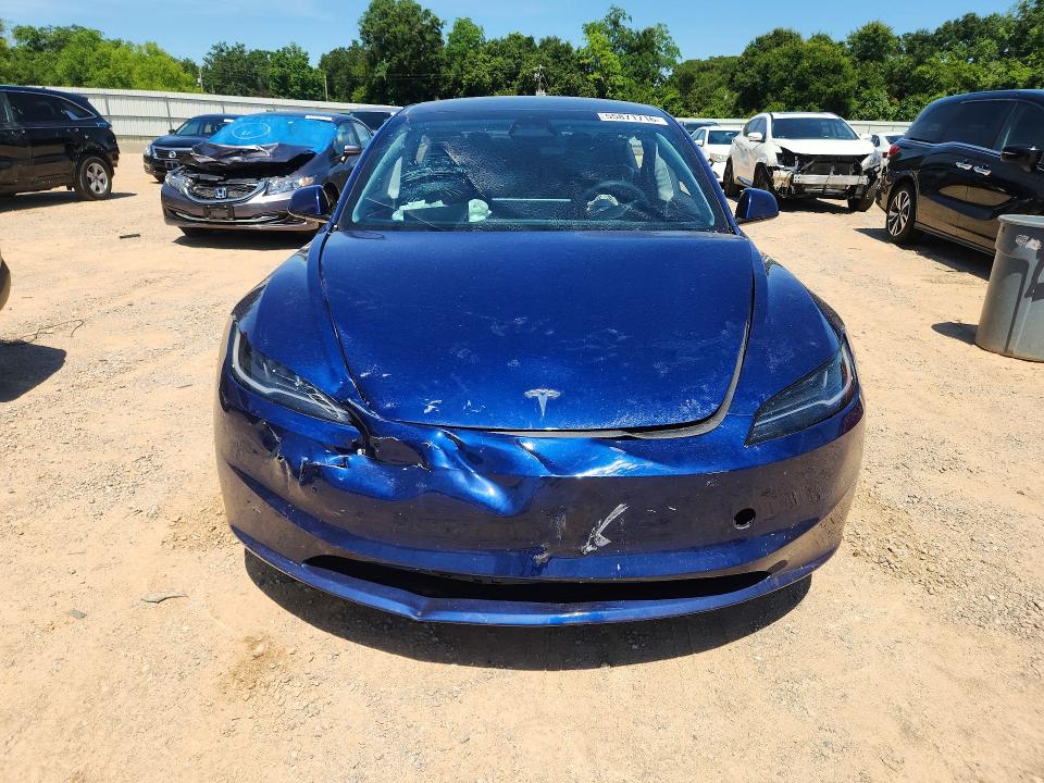 2024 Tesla Model 3 VIN 5YJ3E1EBXRF791943 COPART salvage auction — FRONT END, Al - Cert Of Title-Salvage Title, sold $10,700 on 2026-07-07 (photo 5)