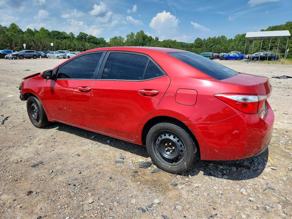 2015 Toyota Corolla VIN 5YFBURHE0FP210033 COPART salvage auction — FRONT END, Va - Cert Of Title - Salvage, sold $625 on 2026-07-20 (photo 2)