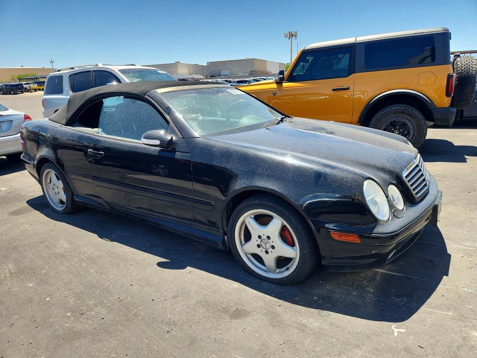 2001 Mercedes-benz Clk-class VIN WDBLK70G11T085295 COPART salvage auction — MINOR DENT/SCRATCHES, NV - LIEN PAPERS, CLEAN TITLE, sold $425 on 2026-07-29 (photo 4)