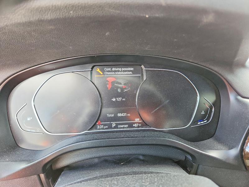 2022 BMW VIN 5UX43DP00N9K79800 COPART salvage auction — REAR END, Al - Cert Of Title-Salvage Title, sold $13,000 on 2026-08-02 (photo 9)