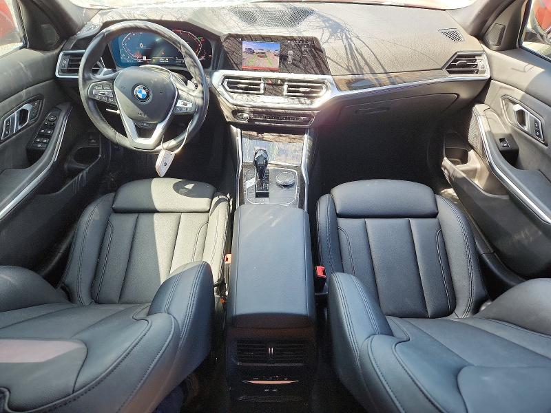 2021 BMW 3er VIN 3MW5R7J01M8B77667 COPART salvage auction — FRONT END, CA - SALVAGE CERTIFICATE, sold $10,000 on 2026-07-31 (photo 8)