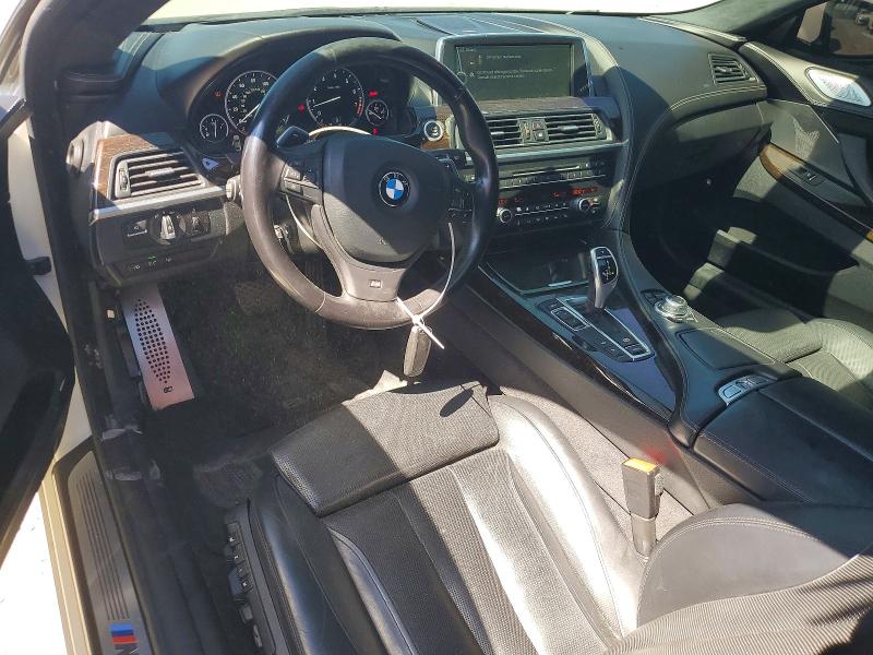 2012 BMW 6er VIN WBALX3C55CC528389 COPART salvage auction — MECHANICAL, Ca - Salvage Certificate, sold $1,800 on 2026-07-23 (photo 8)
