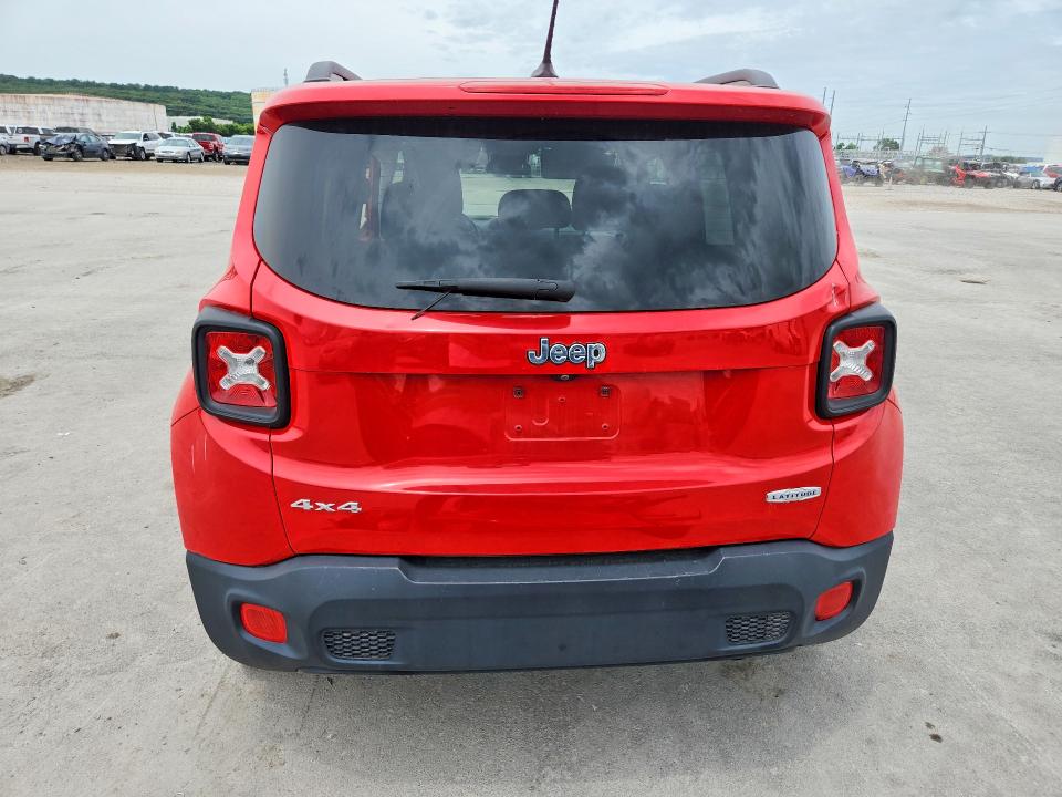 2016 Jeep Renegade VIN ZACCJBBT7GPE08285 COPART salvage auction — FRONT END, Ok - Cert Of Title-Salvage, sold $1,150 on 2026-07-17 (photo 6)