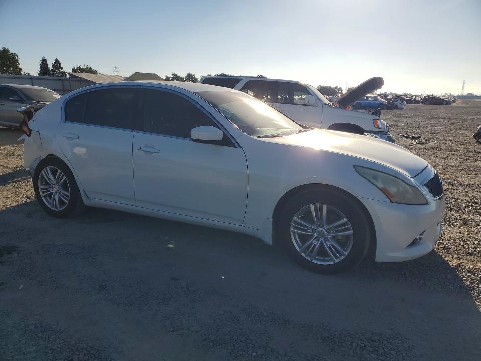 2012 Infiniti VIN JN1CV6AP6CM620218 COPART salvage auction — REAR END, Ca - Salvage Certificate, sold $800 on 2026-07-02 (photo 4)