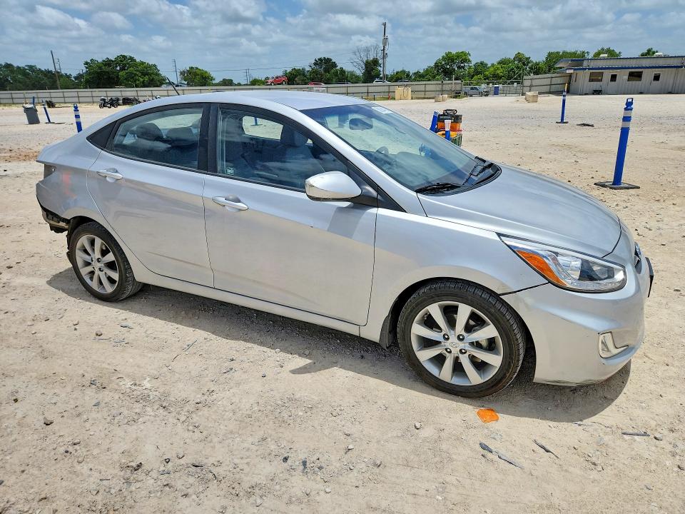 2014 Hyundai VIN KMHCU4AE3EU676750 COPART salvage auction — REAR END, Tx - Salvage Vehicle Title, sold $1,700 on 2026-07-16 (photo 4)