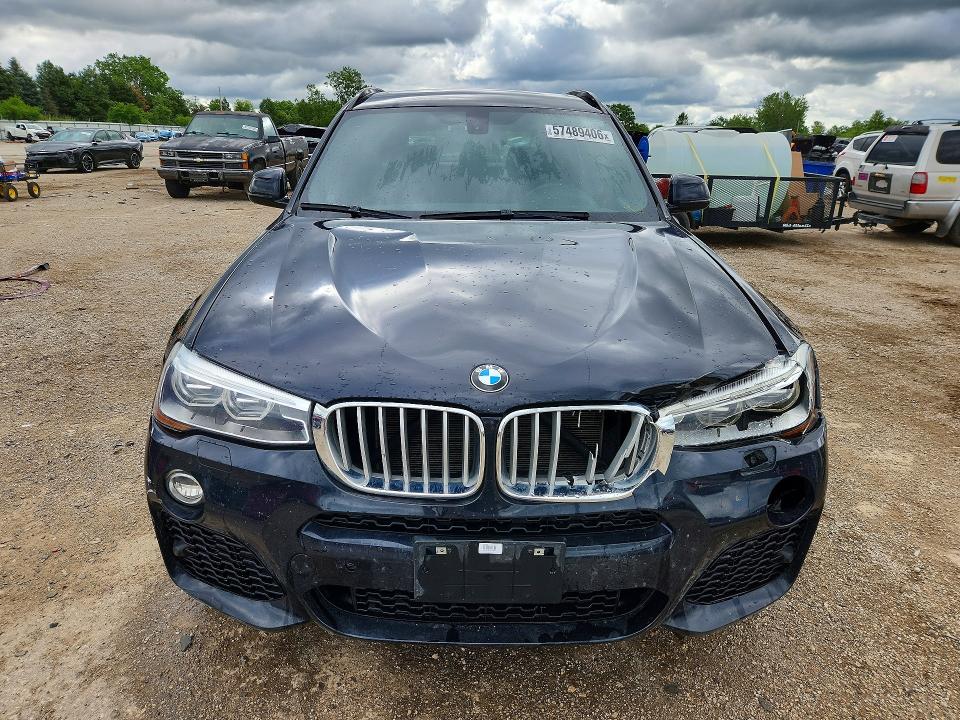 2017 BMW VIN 5UXWX7C54H0S18216 COPART salvage auction — FRONT END, Wy - Certificate Of Title, sold $1,000 on 2026-07-28 (photo 5)