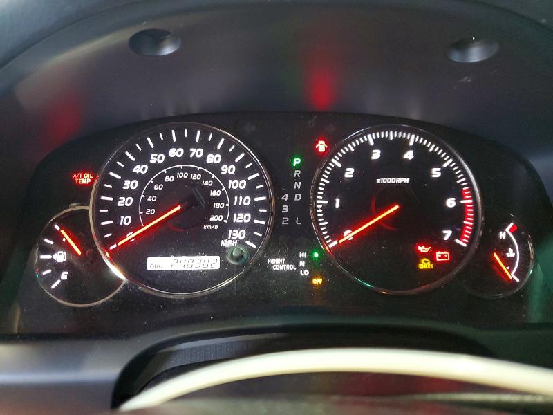 2005 Lexus Gx 470 VIN JTJBT20X350084425 COPART salvage auction — FRONT END, VA - CERT OF TITLE - SALVAGE, sold $2,650 on 2026-07-10 (photo 9)