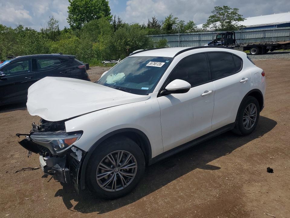 2022 Alfa romeo Stelvio VIN ZASPAKAN6N7D27526 COPART salvage auction — FRONT END, Oh - Cert Of Title-Salvage, sold $1,200 on 2026-07-30 (photo 1)
