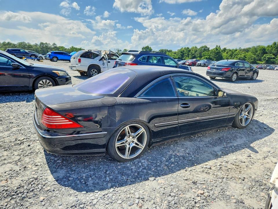 2003 Mercedes-benz Cl-class VIN WDBPJ75J03A033910 COPART salvage auction — MECHANICAL, Ga - Certificate Of Title, sold $675 on 2026-07-16 (photo 3)