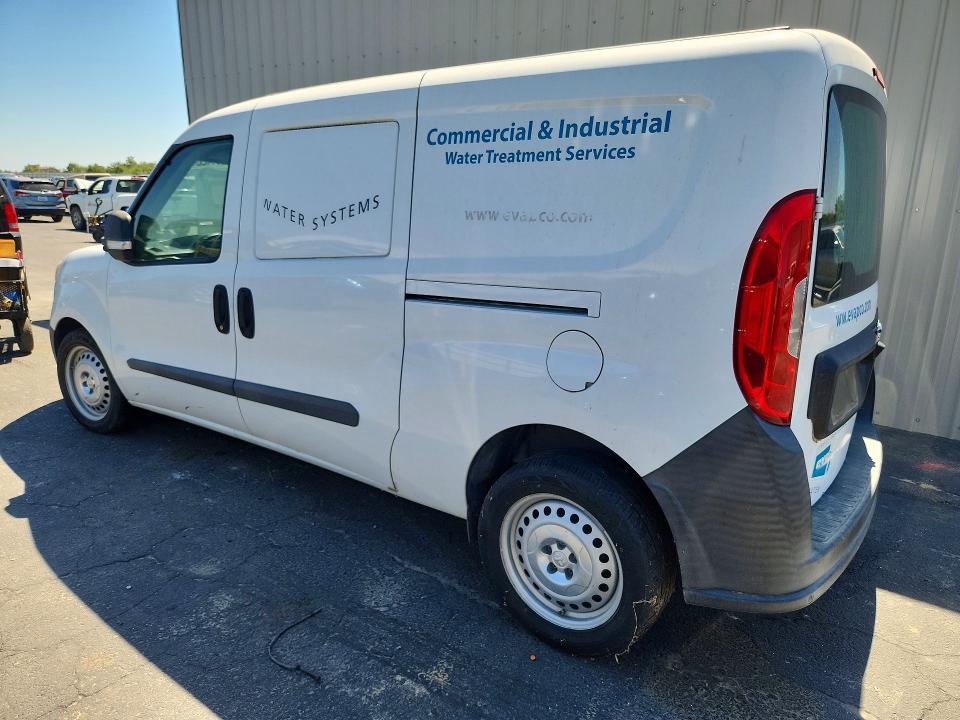 2017 Ram Promaster city VIN ZFBERFAB8H6D53602 COPART salvage auction — MECHANICAL, Ca - Dis/Dlr/Exp Only Clean Title, sold $175 on 2026-07-16 (photo 2)