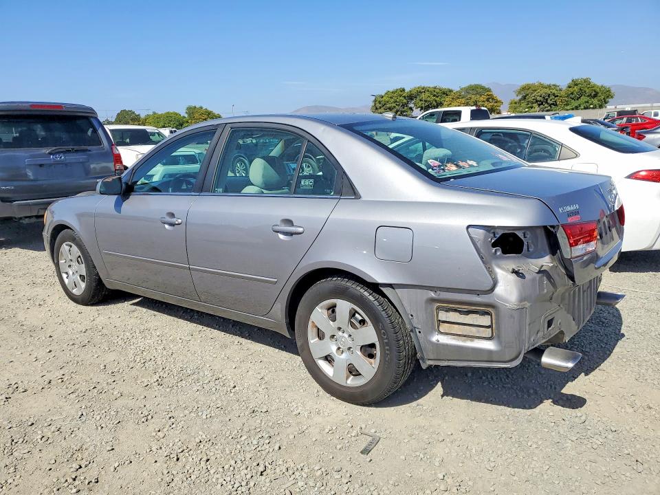 2008 Hyundai Sonata VIN 5NPET46F28H322508 COPART salvage auction — REAR END, Ca - Salvage Certificate, sold $500 on 2026-07-17 (photo 2)