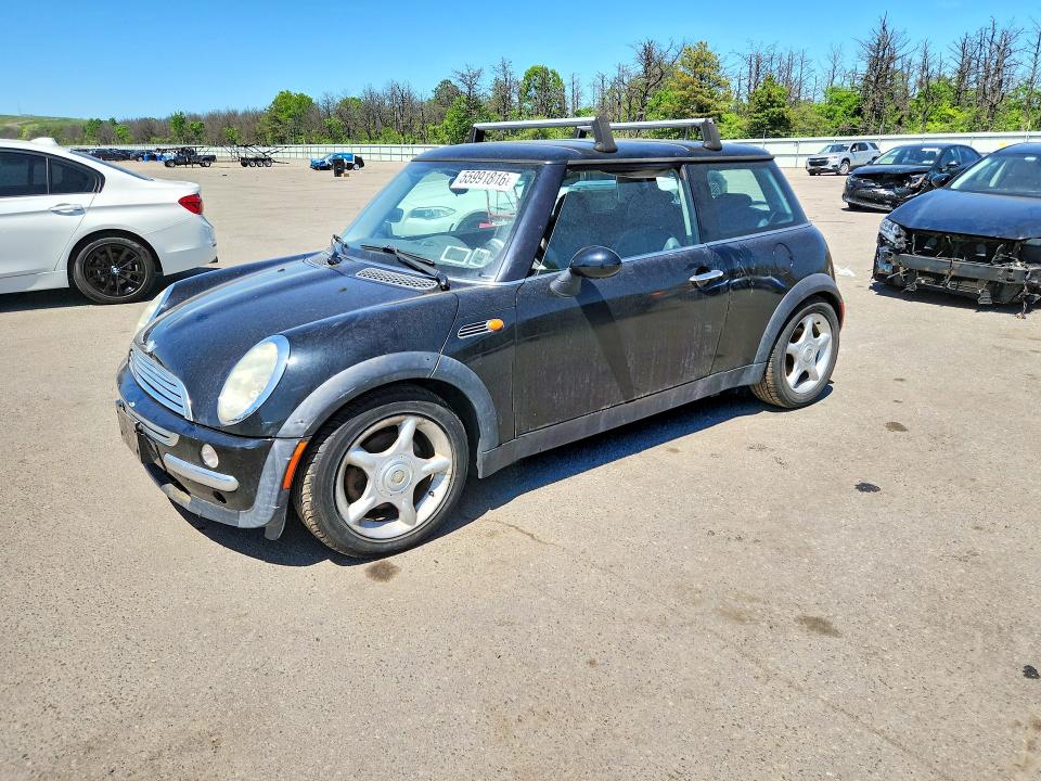 2003 Mini Cooper VIN WMWRC33483TE18548 COPART salvage auction — FRONT END, Ny - Certificate Of Title, sold $725 on 2026-07-06 (photo 1)