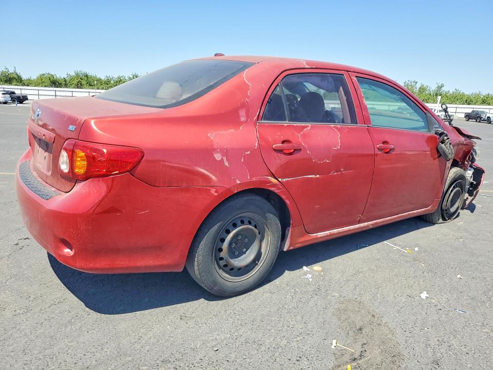 2009 Toyota Corolla VIN JTDBL40E099045757 COPART salvage auction — FRONT END, Ca - Salvage Certificate, sold $800 on 2026-07-09 (photo 3)