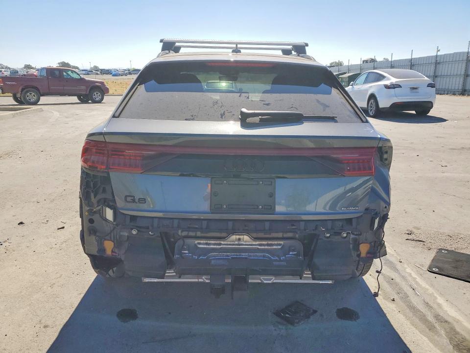 2021 Audi Q8 VIN WA1FVBF19MD021963 COPART salvage auction — REAR END, Ca - Salvage Certificate, sold $18,500 on 2026-07-16 (photo 6)