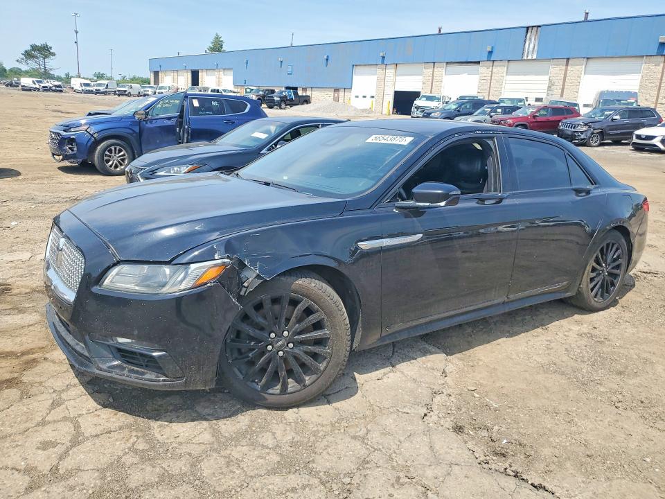 2017 Lincoln Continental VIN 1LN6L9TP1H5602933 COPART salvage auction — ALL OVER, Mi - Certificate Of Title, sold $2,350 on 2026-07-10 (photo 1)