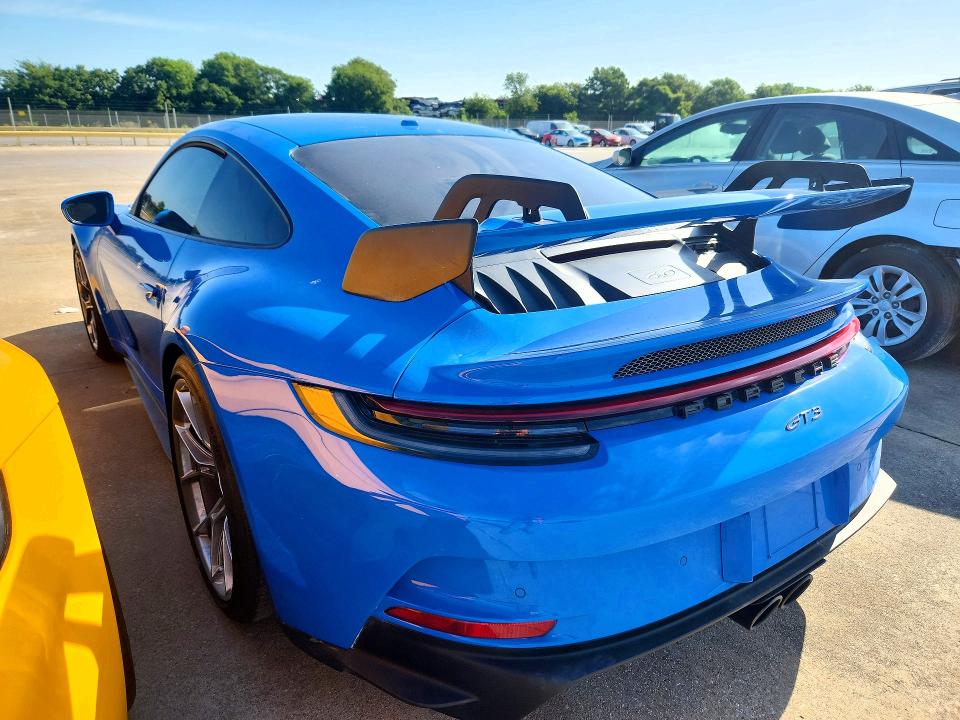 2022 Porsche 911 VIN WP0AC2A94NS268310 COPART salvage auction — FRONT END, Il - Salvage Certificate (P), sold $146,000 on 2026-07-18 (photo 2)
