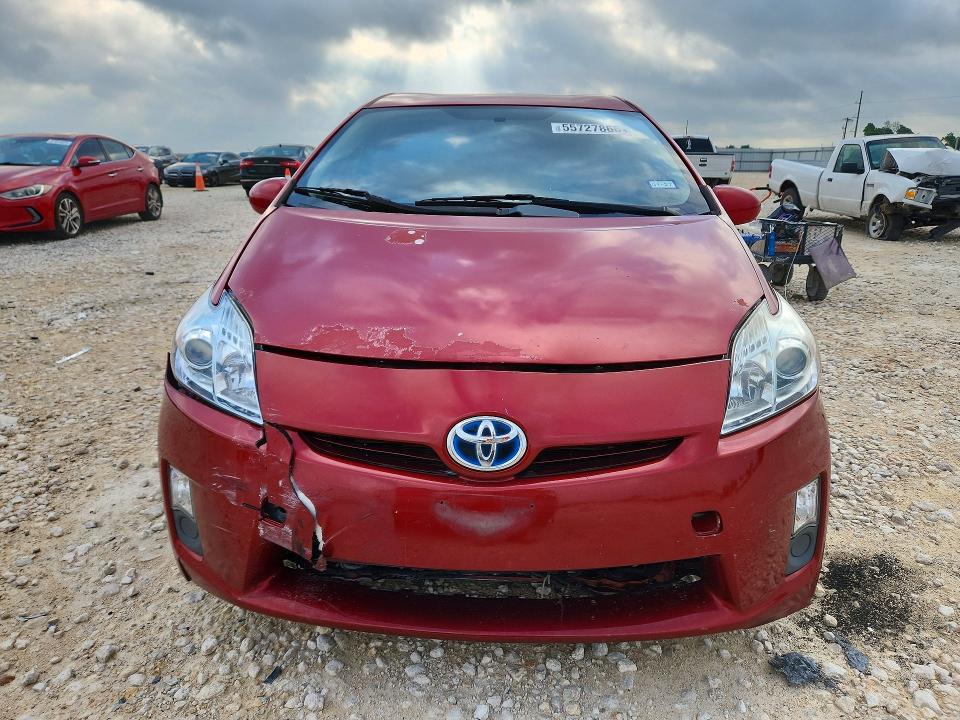 2011 Toyota Prius VIN JTDKN3DUXB1391681 COPART salvage auction — FRONT END, Tx - Salvage Vehicle Title, sold $900 on 2026-07-02 (photo 5)