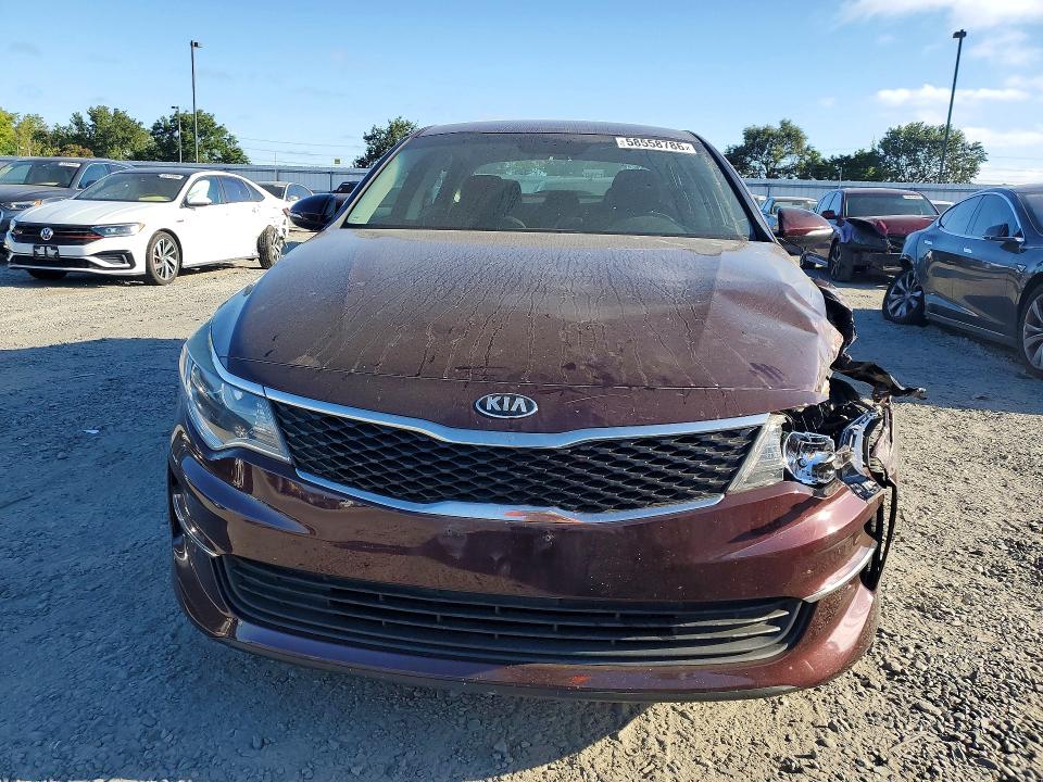 2018 Kia VIN 5XXGT4L37JG180743 COPART salvage auction — FRONT END, Ca - Salvage Certificate, sold $675 on 2026-07-02 (photo 5)