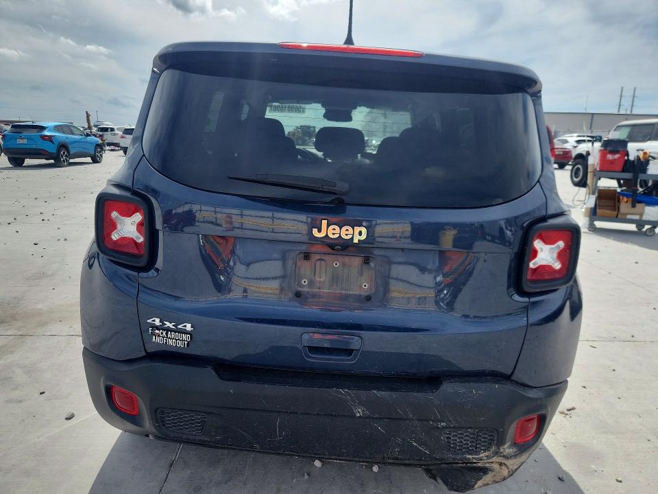 2023 Jeep VIN ZACNJDB12PPP55930 COPART salvage auction — FRONT END, Tx - Salvage Vehicle Title, sold $3,500 on 2026-08-07 (photo 6)