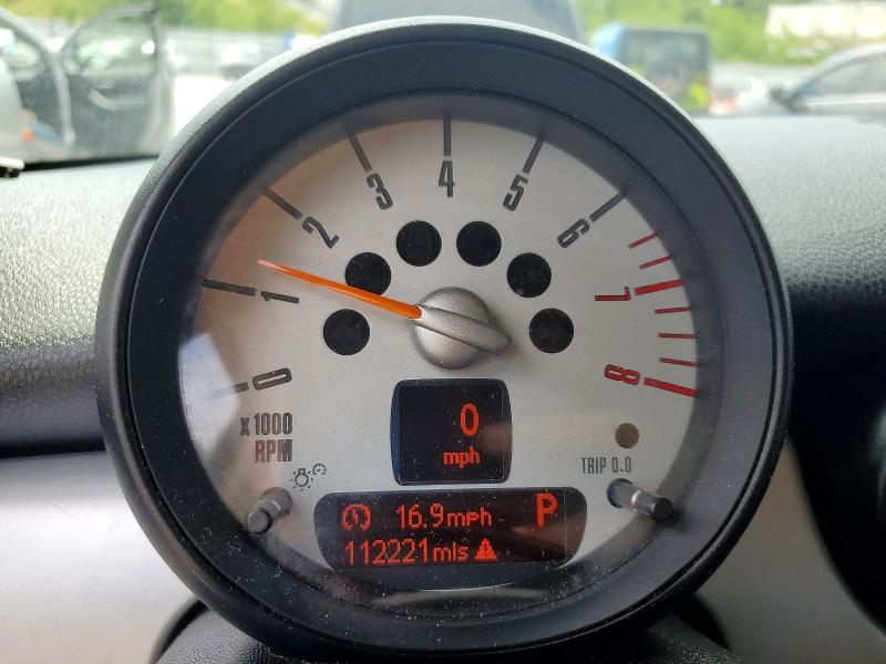 2013 Mini Cooper VIN WMWSU3C55DT545604 COPART salvage auction — MECHANICAL, Ky - Cert Of Title-Rebuilt Vehicle, sold $600 on 2026-08-14 (photo 9)