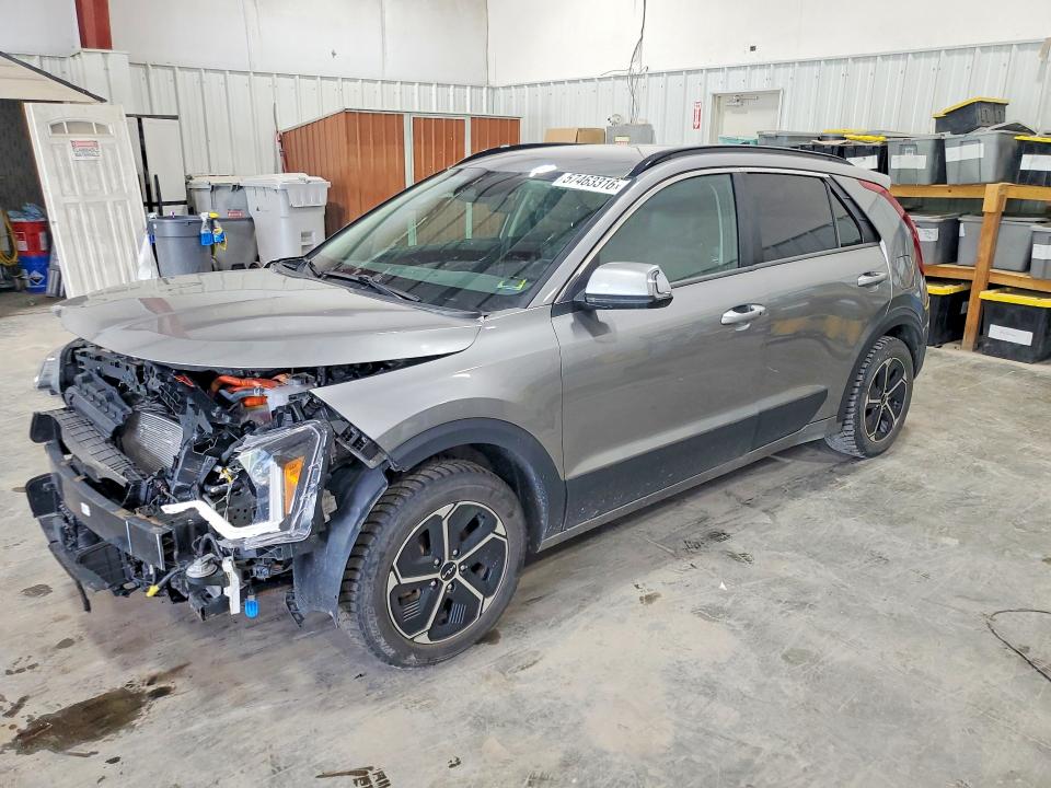 2023 Kia Niro VIN KNDCR3LE4P5058024 COPART salvage auction — FRONT END, Ny - Mv-907A Salvage Certificate, sold $4,750 on 2026-07-20 (photo 1)