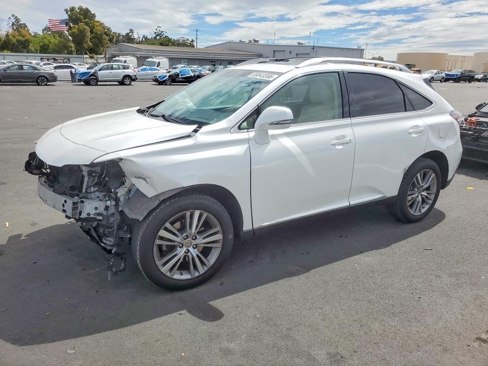 2015 Lexus Rx 350 VIN JTJBK1BA8F2483987 COPART salvage auction — FRONT END, CA - SALVAGE CERTIFICATE, sold $3,800 on 2026-07-13 (photo 1)