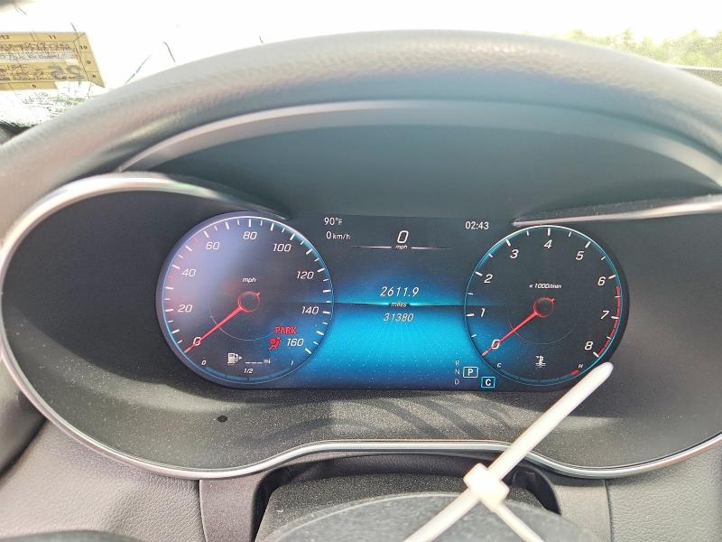 2021 Mercedes-benz C-klasse VIN W1KWF8EBXMR651581 COPART salvage auction — FRONT END, Me - Cert Of Title-Salvage Collisio, sold $4,800 on 2026-07-17 (photo 9)