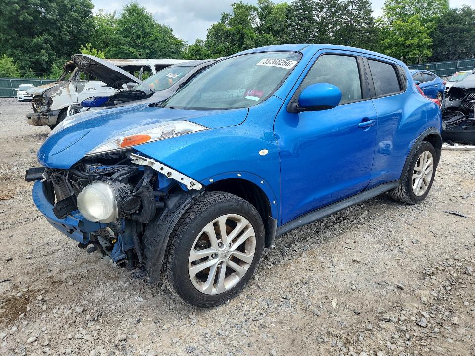 2011 Nissan Juke VIN JN8AF5MR7BT001192 COPART salvage auction — FRONT END, Tn - Salvage Certificate, sold $900 on 2026-07-30 (photo 1)