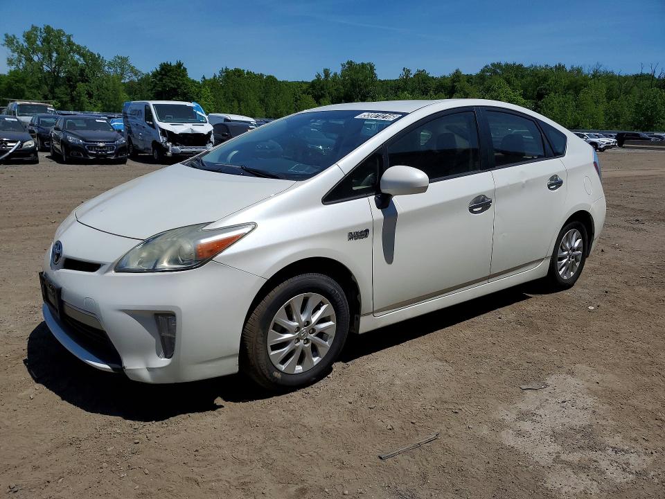 2013 Toyota Prius plug-in VIN JTDKN3DP2D3048218 — COPART salvage auction photo