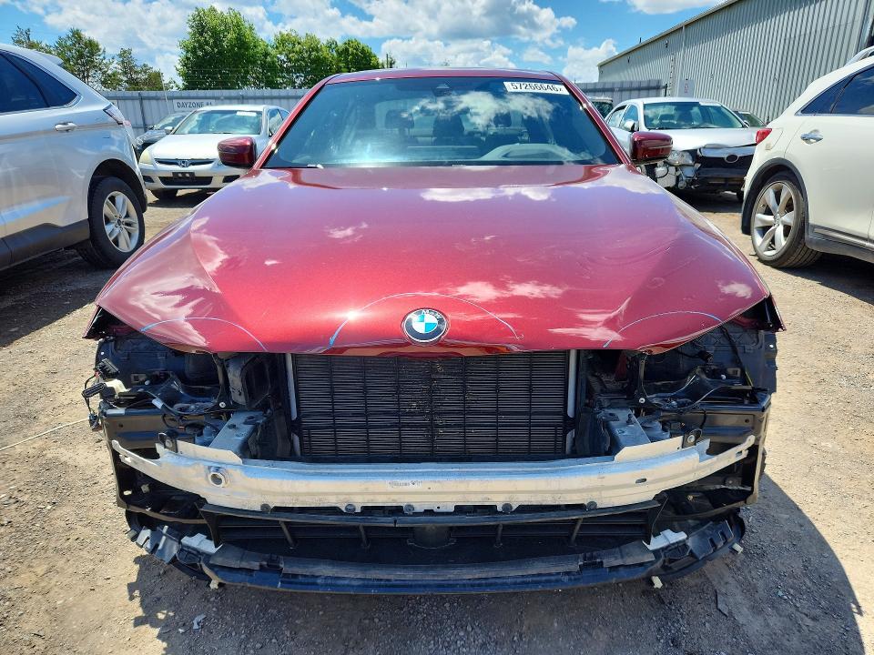 2022 BMW 5er VIN WBA13BJ02NCK85082 COPART salvage auction — FRONT END, On - Permit No Brand - Unfit, sold $10,000 on 2026-07-30 (photo 5)