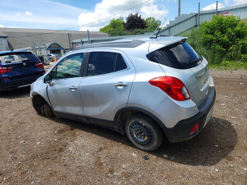 2013 Buick Encore VIN KL4CJASB8DB185837 COPART salvage auction — FRONT END, Mi - Certificate Of Title, sold $475 on 2026-07-22 (photo 2)