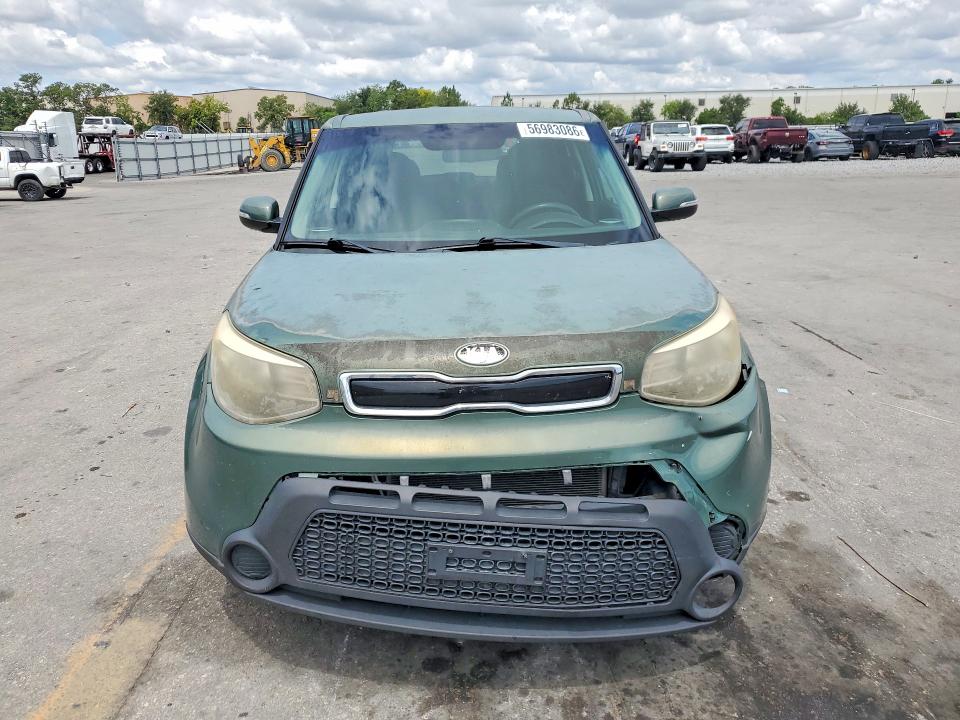 2014 Kia Soul VIN KNDJP3A50E7034286 COPART salvage auction — FRONT END, Fl - Cert Of Title Slvg Rebuildable, sold $475 on 2026-07-14 (photo 5)