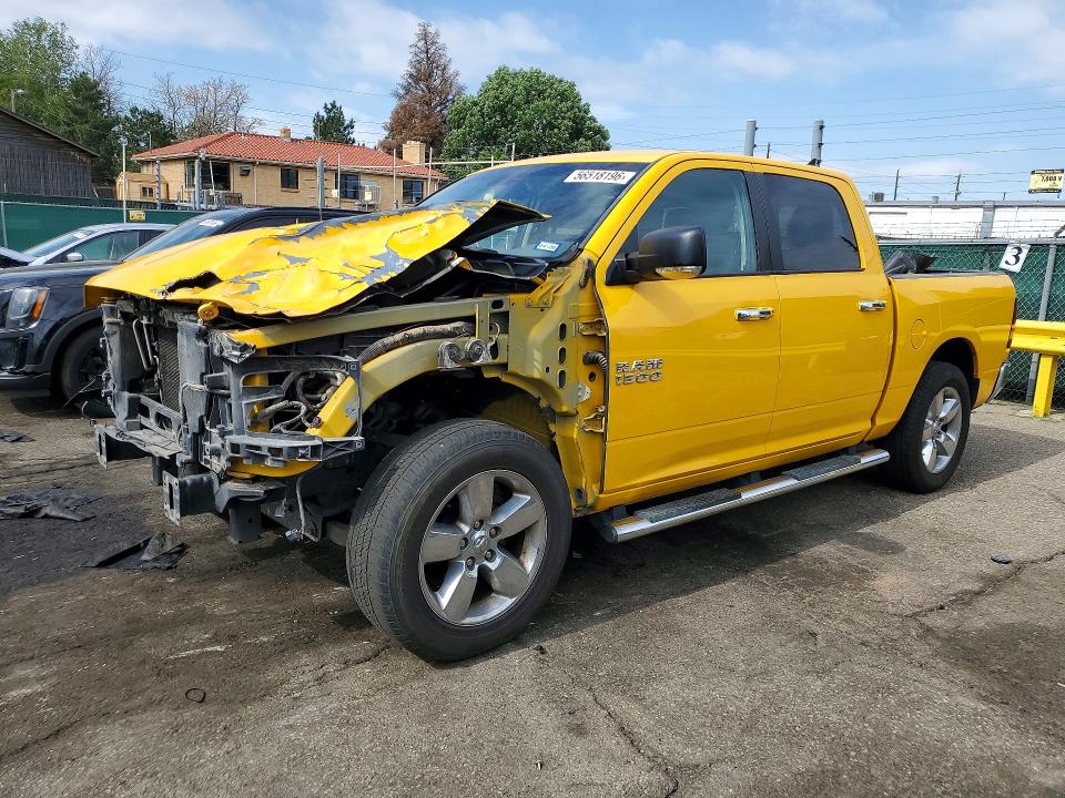 2016 Ram 1500 VIN 1C6RR6LT3GS341095 COPART salvage auction — FRONT END, CO - PUBLIC - SALVAGE TITLE, sold $3,350 on 2026-07-02 (photo 1)