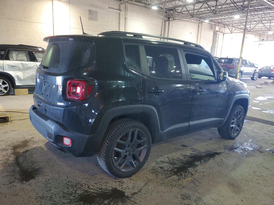2020 Jeep Renegade VIN ZACNJBB18LPM05300 COPART salvage auction — FRONT END, Mi - Certificate Of Title, sold $2,700 on 2026-07-21 (photo 3)