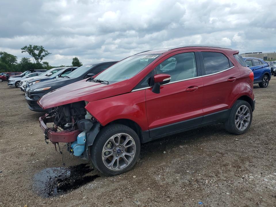2019 Ford Ecosport VIN MAJ6S3KL4KC309278 COPART salvage auction — FRONT END, Ia - Cert Of Title-Salvage Title, sold $1,150 on 2026-07-10 (photo 1)