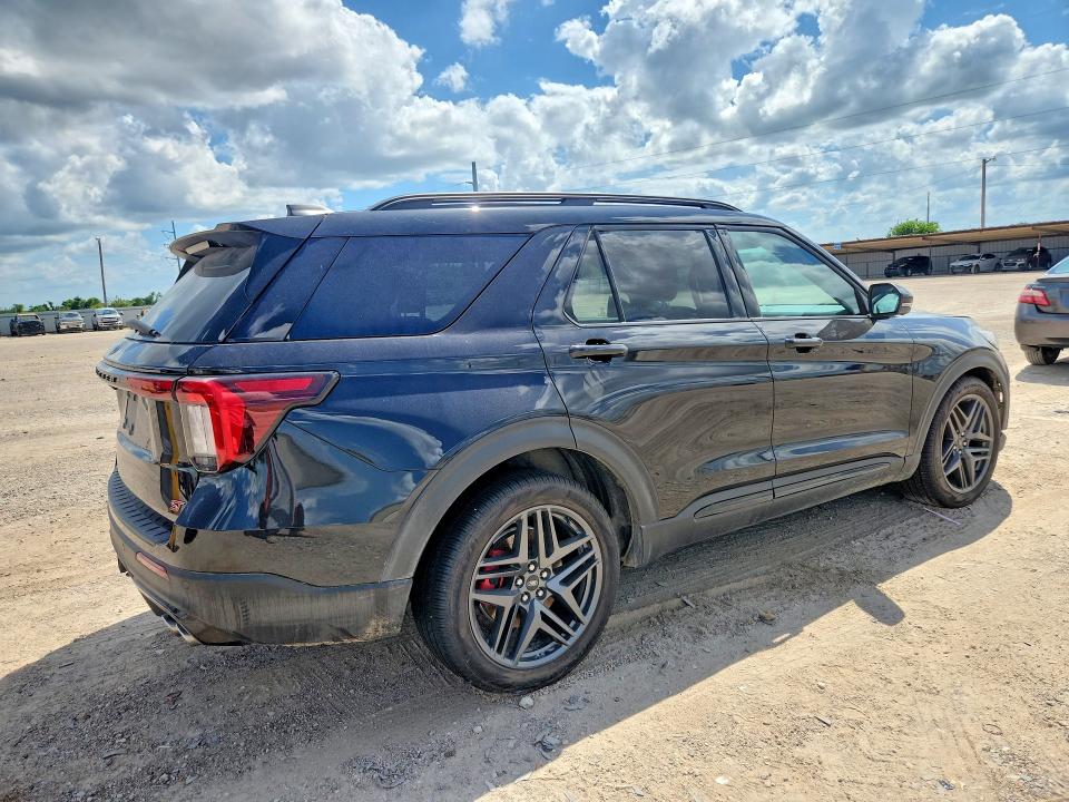 2025 Ford Explorer VIN 1FMWK8GC0SGA05613 COPART salvage auction — FRONT END, Tx - Certificate Of Title, sold $14,500 on 2026-07-29 (photo 3)