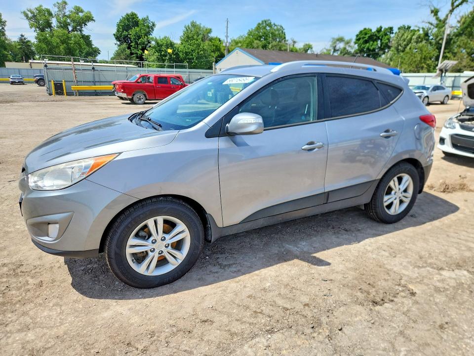 2013 Hyundai Tucson VIN KM8JU3AC5DU739250 COPART salvage auction — REAR END, Ks - Dealer Only Clean Title, sold $950 on 2026-07-06 (photo 1)