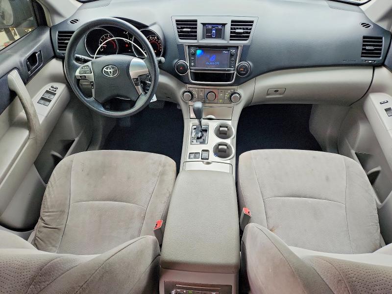 2013 Toyota Highlander VIN 5TDBK3EH2DS225798 COPART salvage auction — FRONT END, Ca - Salvage Certificate, sold $4,200 on 2026-07-28 (photo 8)