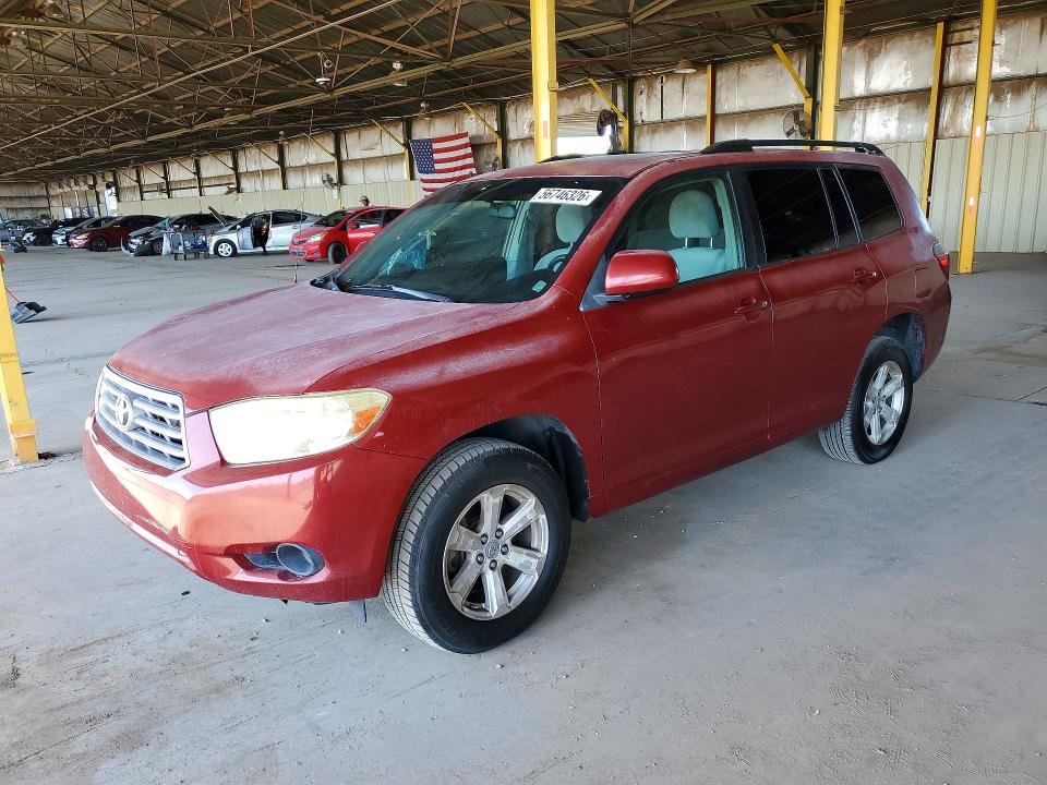 2009 Toyota Highlander VIN JTEES41A292117980 COPART salvage auction — MINOR DENT/SCRATCHES, Az - Certificate Of Title, sold $1,050 on 2026-07-06 (photo 1)