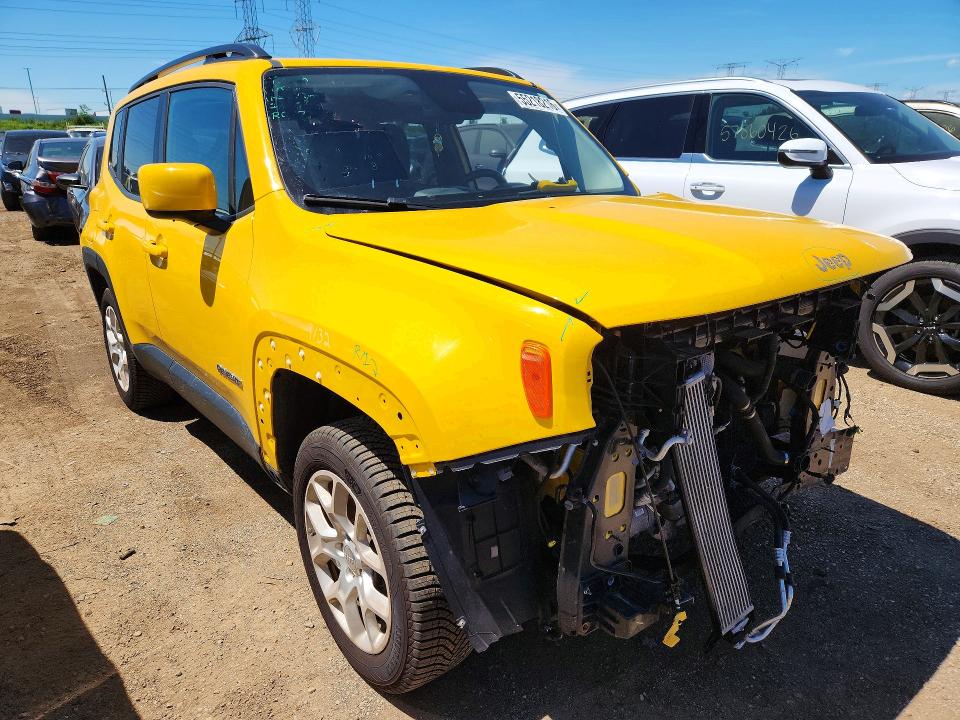 2017 Jeep VIN ZACCJBBB5HPG25391 COPART salvage auction — FRONT END, Il - Salvage Certificate, sold $1,150 on 2026-07-16 (photo 4)