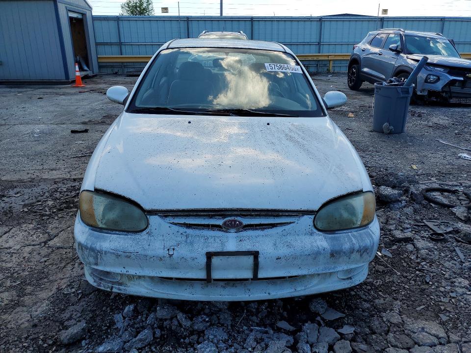 2001 Kia Sephia VIN KNAFB121615011750 COPART salvage auction — MECHANICAL, In - Certificate Of Title, sold $325 on 2026-07-13 (photo 5)