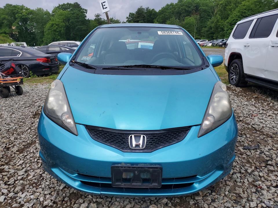 2012 Honda Fit VIN JHMGE8G30CC005411 COPART salvage auction — FRONT END, Ma - Cert Of Title-Reconstrctd Coll, sold $650 on 2026-07-08 (photo 5)