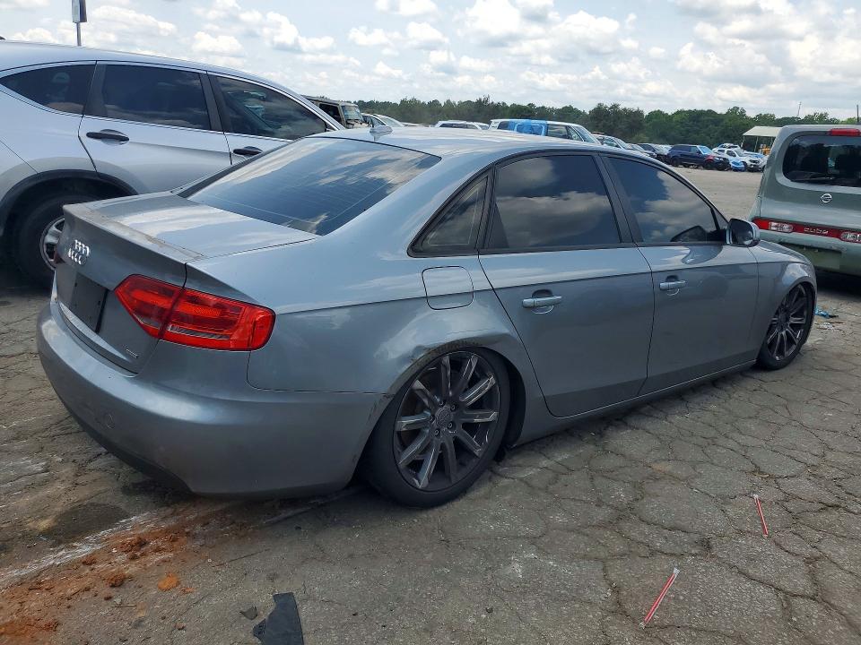 2011 Audi A4 VIN WAUDFAFL0BN015141 COPART salvage auction — REAR END, Ga - Cert Of Title-Salvage, sold $550 on 2026-07-31 (photo 3)
